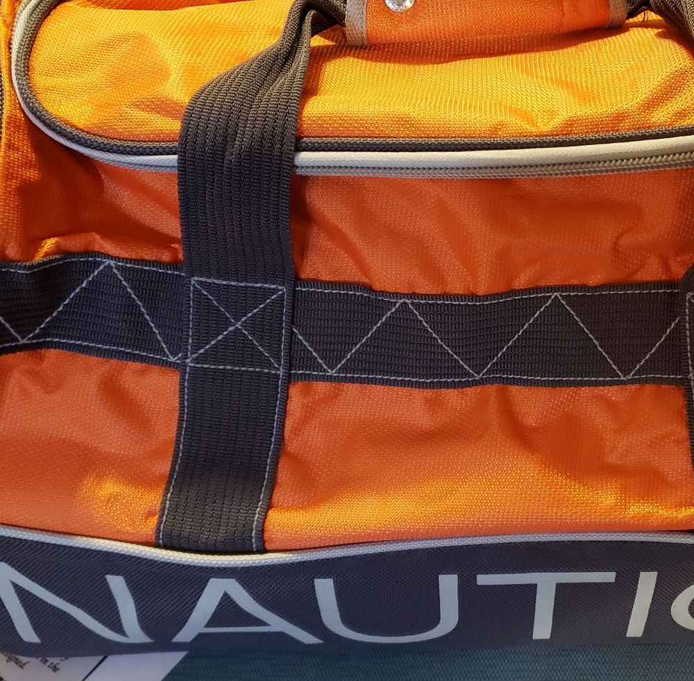 Nautical duffel bag large gently used